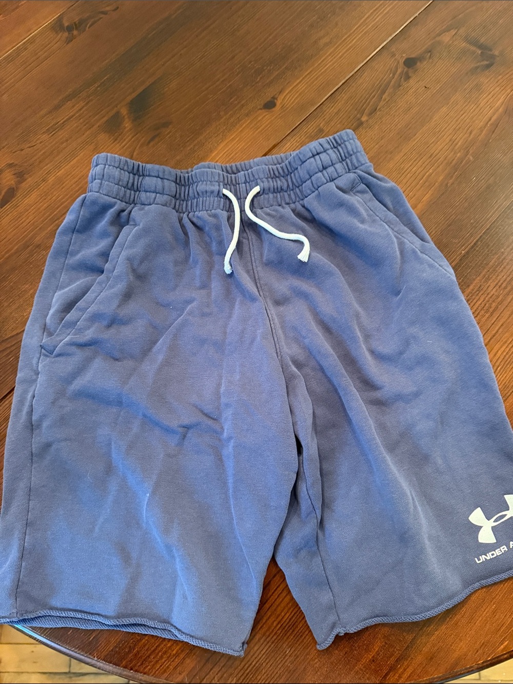 Under Armour Men's Light Blue Athletic Fleece Shorts